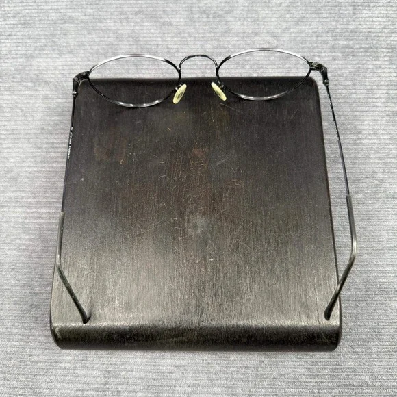 Celebrity by Altair Y2k Eyewear SBlue Oval Metal Glasses Frames Italy 48-20-135 - Picture 8 of 11